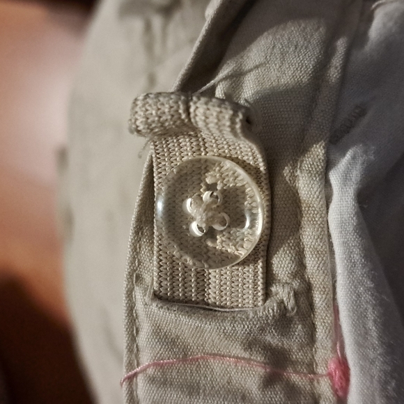 Gymboree girls size 7 pants convertible leg pants with embroidered flowers - Picture 2 of 3